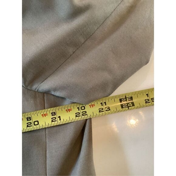 346 Brooks Brothers Stretch Wool Blend Blazer Sz 44R Suit Jacket Khaki - Picture 8 of 10